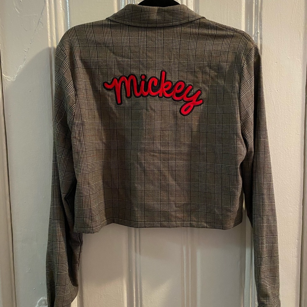 Disney x Forever 21 Mickey Mouse Cropped Blazer